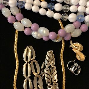 Vintage Monet earrings, bracelets & necklaces